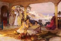 Frederick Arthur Bridgman - An Eastern Veranda